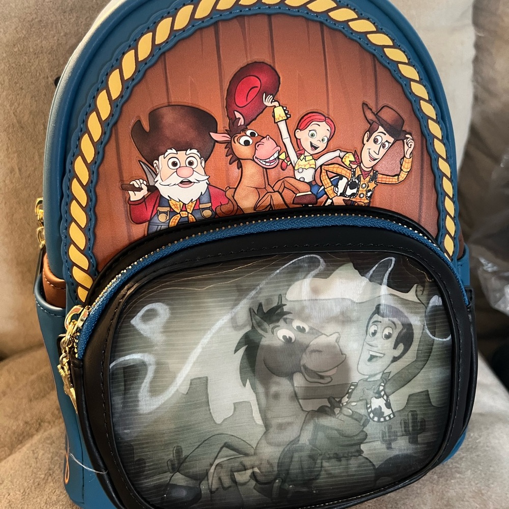 LOUNGEFLY Toy Story themed mini Backpack! **Collectible & Rare**